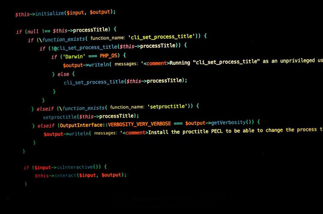 code formatting example